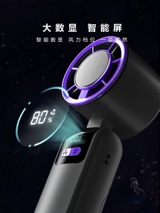 🧊0°C super cold wind🧊10000mAh Handheld Fan Portable Turbo Kipas berdiri Recharable 199 Level Adjustment With Strong Wind Cooler in summer Handheld Pocket for Ourdoors kipas tangan
