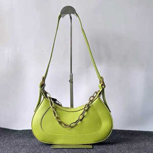 Summer 2024 New Arrival Cowhide Baguette Bag Minimalist Half Moon Handbag Tea Party Series Underarm Bag Ladies Bag