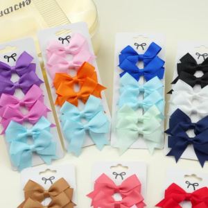 10 Chiếc Bé Gái Kẹp Tóc Nơ Dễ Thương Ruy Băng Barrettes Bé Kẹp Tóc Trẻ Em Mini Thời Trang Mũ Phụ Kiện Bộ Quà Tặng