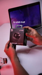 SOUL S Live Clip Open Ear Earphone Low Latency ENC IPX4 Anti Keringat Black