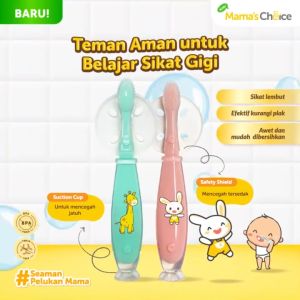 Mamas Choice My First Silicone Toothbrush - Sikat Gigi Anak & Baby