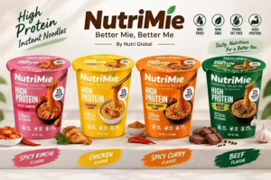 Instant Noodles Protein 32G PROTEIN !(NutriMie)High PROTEIN Ramen CupPer Serving - Halal - HACCP Certified - Non GMO - Non Fried - SFA Registered high protein protein  protein
