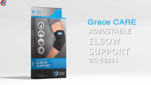 Đai bảo vệ khuỷu tay có thể điều chỉnh thành phần có sợi than tre cao cấp Grace Care EB221
