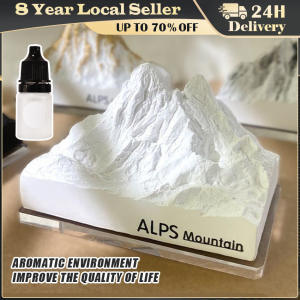 Alpine Fragrance Stone: Aromatherapy Essential Oil with Crystal Tabletop Bedroom Living Room Car Mounted Snow Mountain Decoration