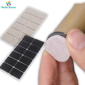 12Pcs/Sheet Thicken Self Adhesive Felt Chair Leg Pads Floor Scratch Non-slip Mute Protector Mat DIY Furniture Accessories