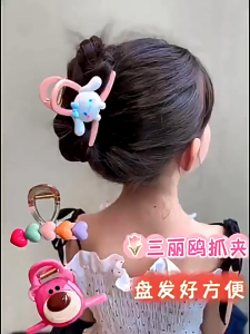 Sanrio Kids Cartoon Hair Clip Cute Hair Accessories Sanrio Kartun Klip Rambut Comel Aksesori rambut
