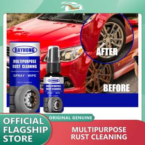Rayhong Multipurpose Rust Cleaning Spray Car Ceramic Coating Care Metal Chrome Paint Scratch Lubricant Powerful Rust Cleaner Spray 60ml Rust Remover Rust Inhibitor Derusting Spray Car Maintenance Cleaning Metal Chrome Paint Clean Anti-rust Lubricant