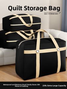 MONLEYTA | Large Capacity Oxford Cloth Storage Bag For Moving And Packing Clothes Quilt Dustproof Moisture Proof Student Dormitory Bag