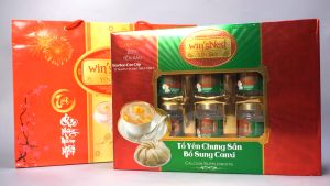 Yến Sào winsNest Tổ Yến Chưng Sẵn Bổ Sung Canxi 20% (6 Lọ/Hộp)