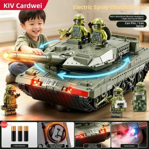 Cannon-Firing Leopard 2 Toy Tank Military Vehicle