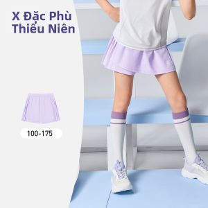 XTEP | Chân Váy Dài Mỏng Mát Hè Cho Bé Gái