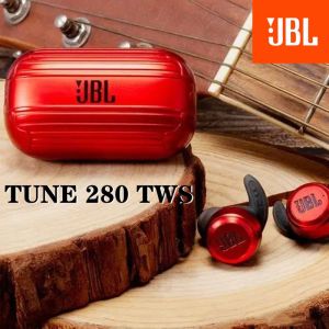 สินค้าคงคลังพร้อม ผลิตภัณฑ์ JBL T280 TWS สำหรับกีฬา หูฟังบลูทูธไร้สาย