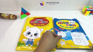 Sách - Tô Màu Cùng Mèo Con Học Và Chơi - Dành Cho Bé 2-6 Tuổi (8 Cuốn)