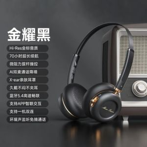 Retro Headset Wireless Bluetooth Smart Noise Reduction Fashionable Wearing New Model ODYBIRD DM25 Stereo Sound Gaming Earphones