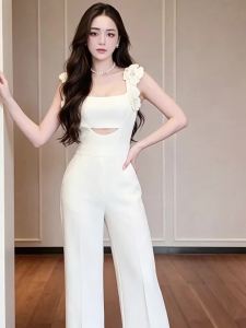 Stylish and Elegant Drape Strap Jumpsuit
