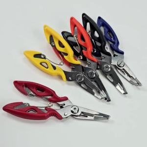 MNFT Multifunction Fishing Plier Scissor Fishing Tackle Tool Cutting Split Ring Opener Braid Line Fish Use Tongs Fish Scissors