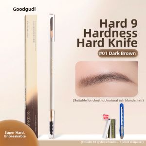 Goodgudi | Waterproof Long-lasting Smudge-proof Hair-by-hair Definition Eyebrow Pencil Hard Core