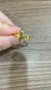 Poh Heng Jewellery 22K Gold Clove Ring [Price By Weight]