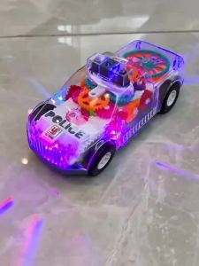 Childrens Gear Universal Car 0-1 One 2 Years Old 3 Sound and Motion Childrens Baby Boys and Girls Electric Car Toy