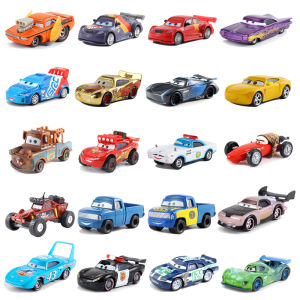 Takara Tomy | Disney Pixar Racing 3 Lightning McQueen Jackson Storm Saligidor White Police Die-cast Metal 1:55 Alloy Model Toy Car Gift