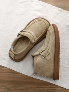 Retro Frosted Martin Boots Womens Handmade Anti-slip Soft Bottom Short Boots Autumn Winter New Style Forest System Shoes