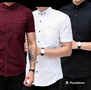 3pcskemeja paket Lengan pendek