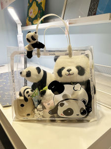 Business Gifts Creative Cultural Products Panda Base Special Products Chengdu Souvenir Plush Toy Cute Black And White Stuffed Doll