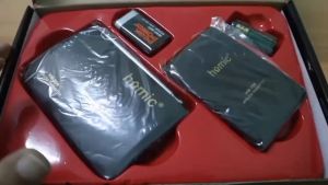 Homic HM-709 Mic Wireless Karaoke Profesional Bisa Untuk Imam Masjid Microphone VHF 220V 50Hz SNI