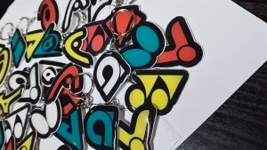 Babolat Shrinky Dinks Keychain