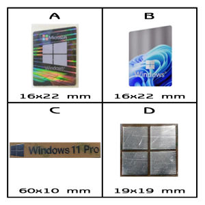 Stiker Logo Win11 Original: Stiker Kualitas Tinggi untuk Dekorasi Komputer