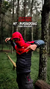 Jaket Gunung Puffer Doaumi Kyoto Series Pria Wanita Jaket Gorpcore Jaket Dacron Tebal Jaket Outdoor Kombinasi