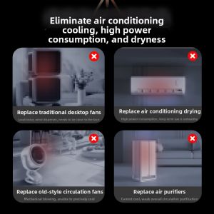 HOOYS | Cooling Desktop Fan High-Endurance Silent Portable