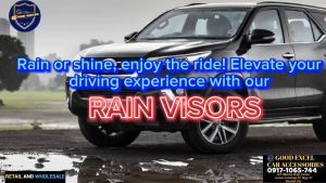 GECA TOYOTA FORTUNER 2005 2006 2007 2008 2009 2010 2011 2012 2013 2014 RAIN VISOR WINDOW VISOR DEFLECTOR (1.8MM)(6623)
