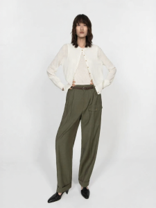 edition | Autumn New Wool Spinning Tapered Dress Pants
