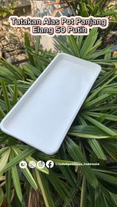 Tatakan Alas Pot Panjang Elang 50 Putih - TRAY PANJANG EGP 50 PUTIH