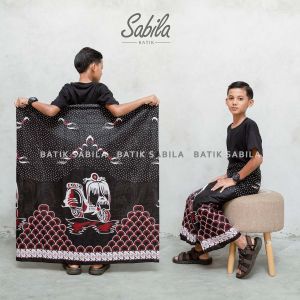 Sarung anak laki laki sd dan smp bermotif bergambar terbaru 2024 premium motif batik hadroh santri