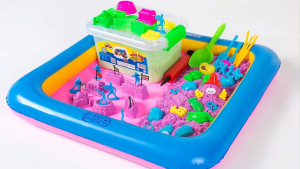 Kinetic Play Sand 1KG Bundle Set Kids DIY Colorful Play Sand with Box