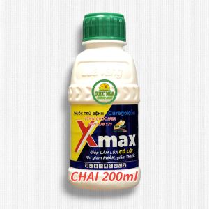 THUỐC TRỪ BỆNH X-MAX LÚA VÀNG 200ml CHUYÊN TRỪ ĐẠO ÔN LEM LÉP HẠT ĐỐM VẰN...