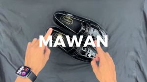 Prodigo * Sepatu Pria Mawan Black | Sepatu Formal | Casual | Sepatu Slip On | Sepatu Kerja Terbaru