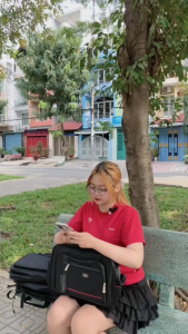 Cặp xách tay đeo vai học sinh cấp 1 cấp 2 kẹp dọc viền đôi tiện ích [MẪU MỚI]