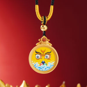 POTALA PALACE | Hand-painted Thangka Pendant Hand-woven Necklace