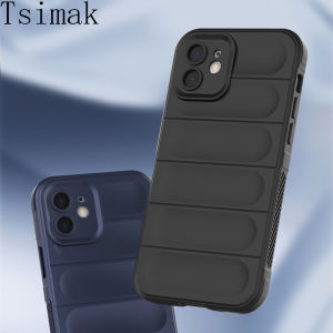 เคสสำหรับ iPhone 16 15 14 13 12 11 Pro Max XS XR X 7 8 Plus 6 6S SE 2020 2022 ป้องกันการตกกระแทก ครอบคลุมเต็มตัว ผลิตจากซิลิโคน