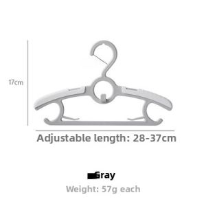 Childrens Small Clothes Hanger Home Use Baby Clothes Storage Rack Non-Slip Multi-Function Drying Clothes Hanger Adjustable