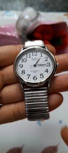 Đồng hồ nữ falcon Q&Q máy vàng dây thép second hand si nhật- đã qua sử dụng