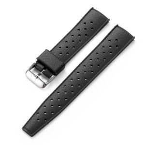 Premium Tropical Rubber Strap 20mm 22mm Quick Release Fit Flat End Universal Watch Strap Soft Silicone for Smartwatch Watchbands
