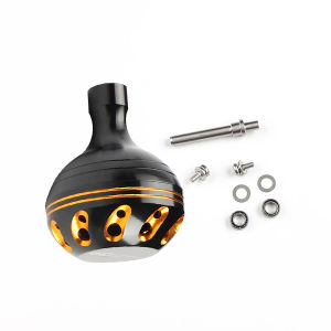 ROLLFISH 1PC Fishing Reel Handle Metal Knob Reel Rocker Arm Grip Ergonomics Design DIY Modification Fishing Equipment Tackles