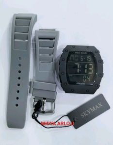 AKSESORIS TALI RUBBER JAM TANGAN SKYMAX 2118G ORIGINAL PRIA-WANITA