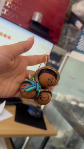 Móc Khoá sáp thơm. Bé Nhãn Handmade. Nhân vật “Ông Ba" | Sản phẩm Thủ công từ trái nhãn. Quà tặng ý nghĩa.