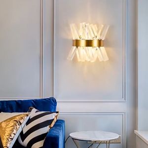 Đèn gắn tường pha lê hiện đại HAPOVA 2522 - Kèm Bóng LED E14