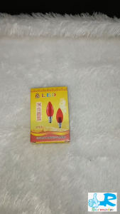 2pcs-Lampu Cabe E12 1w Lampu Altar Sembahyang Cabe LED Merah Pekat 1w/ Lampu Candle